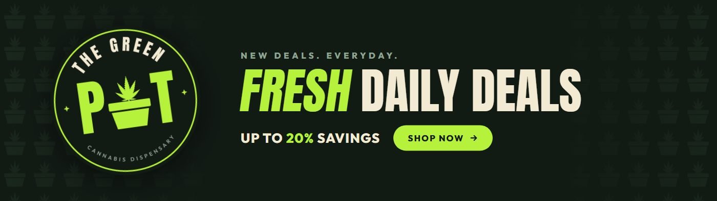 The Green Pot fresh daily deals banner