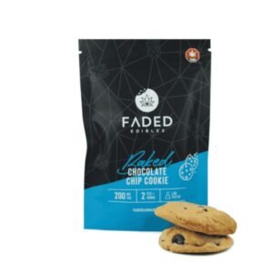 Faded Baked Chocolate Chip Cookies 200mg - THC Edibles at The Green Pot