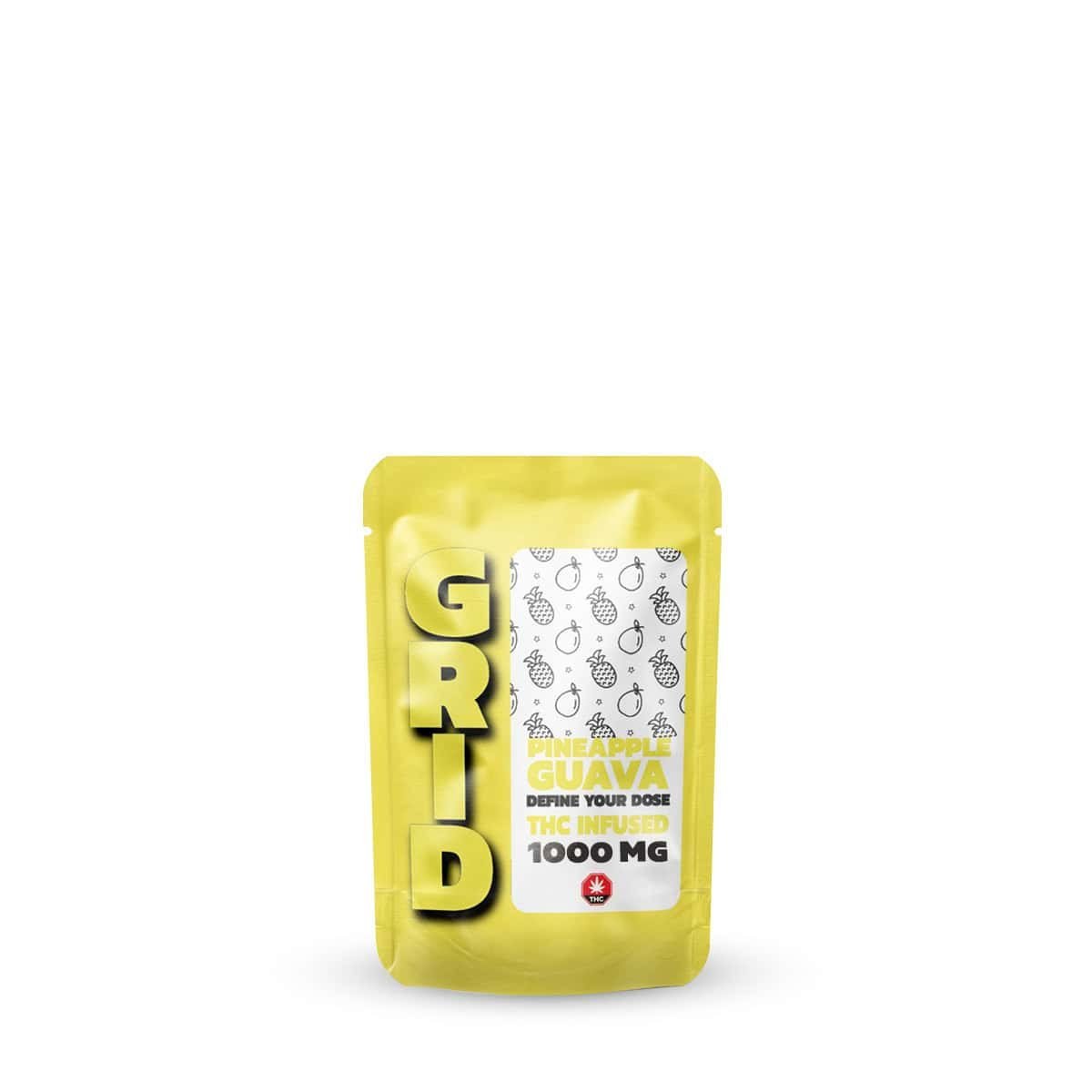GRID Pineapple Guava Gummies - THC Edibles at The Green Pot