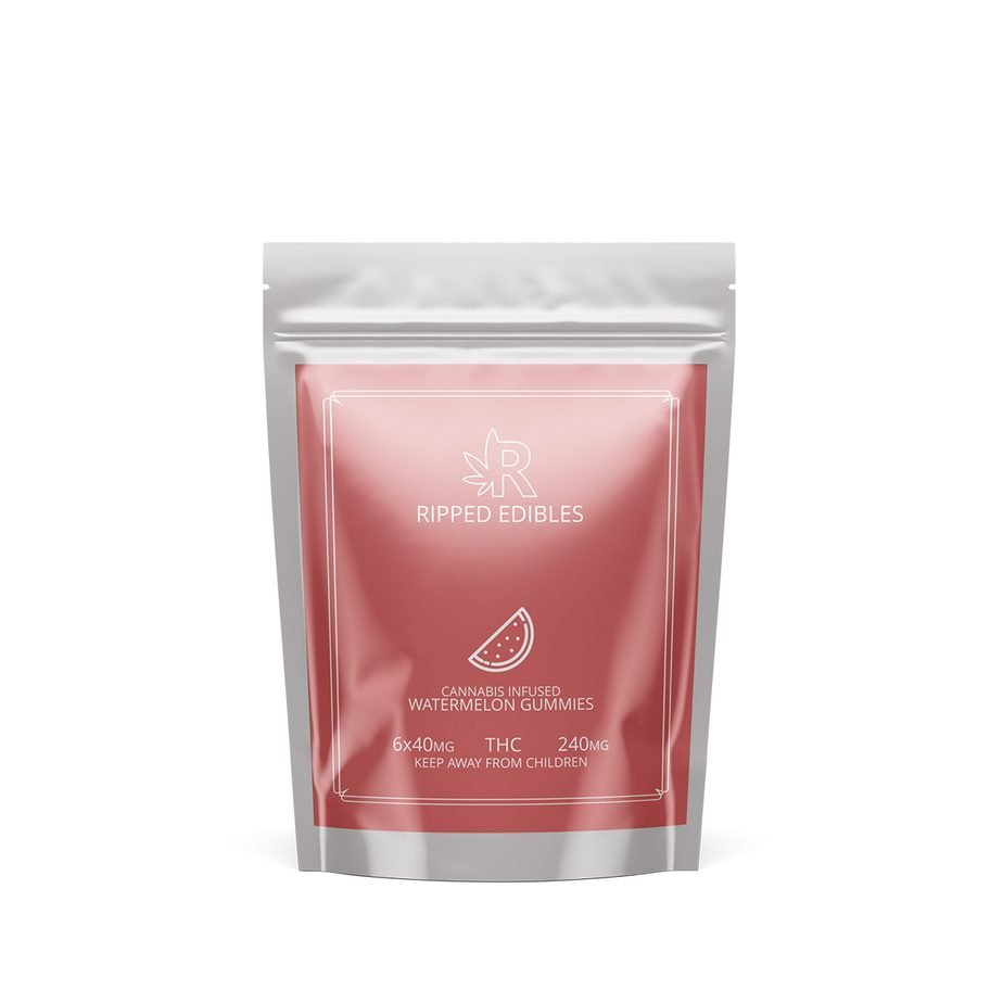 Ripped Edibles THC Watermelon Gummies - THC Edibles at The Green Pot