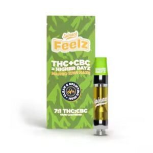 Spinach FEELZ Higher Dayz Mango Kiwi Haze THC+CBC Vape - Vapes at The Green Pot
