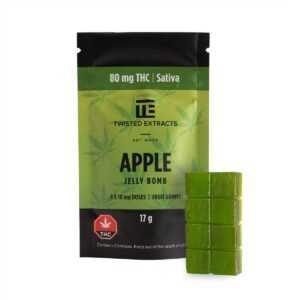 Twisted Extracts Apple Jelly Bomb - THC Edibles at The Green Pot