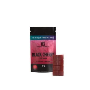 Twisted Extracts 1:1 Black Cherry ZZZ Bomb - THC Edibles at The Green Pot